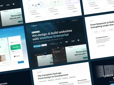 Revamped Flowtrix 2.0 Landing Page enterprise figma graphic design revamp saas service ui uidesign webflow