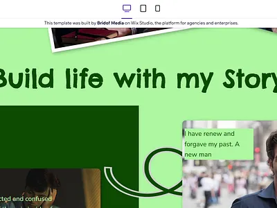 Author Website author website personal development website wix template