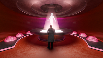 Echoes of Tomorrow 3d animation branding cinema4d design graphic design illustration logo motion graphics octane ui