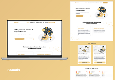 Sonalis – Find Clarity & Inner Peace design inspiration