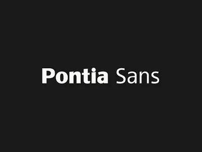 Pontia Sans Font Family body text branding clean contemporary font geometric headline humanist grotesk minimal modern poster sans serif typeface typography ui font web font