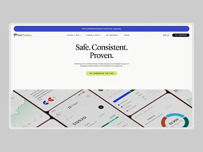 ZenPremium: High-Performance Investment Platform branding design figma figmadesign graphic design illustration logo ui uidesign uiux