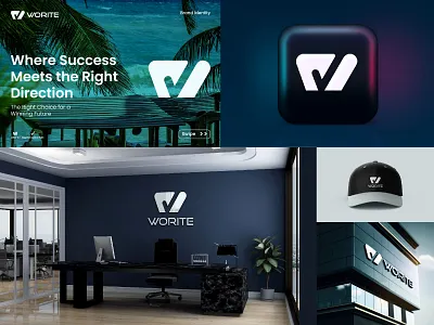 Letter W Checkmark Logo agency approve brand identity branding checkmark logo creative graphic design letter w logo logo minimalist logo right w checkmark logo w logo