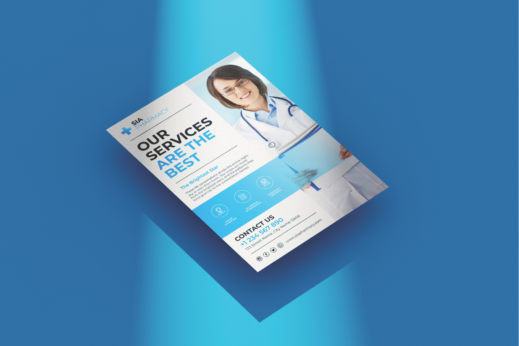 Madical health care flyer design clinic doctor flyer flyer flyer design graphic design health health care health flyer hospital hospital flyer madical medical clinic medical flyer medical health medical service flyer print print design service