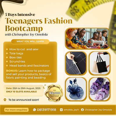 Flyer Design for a Fashion Brand