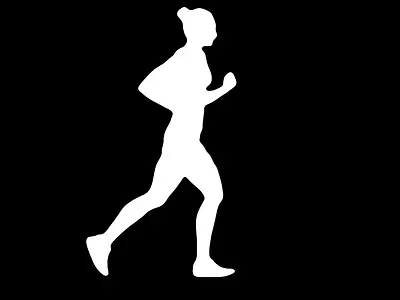 Run series - Chop Path glitch animation cavalryapp loop motion motion design motion graphics