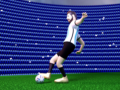 Fifa Animation World Cup 3d 3d animation 3d character 3d illustration animation blender character character design design fifa final football illustration isometric lowpoly motion design soccer
