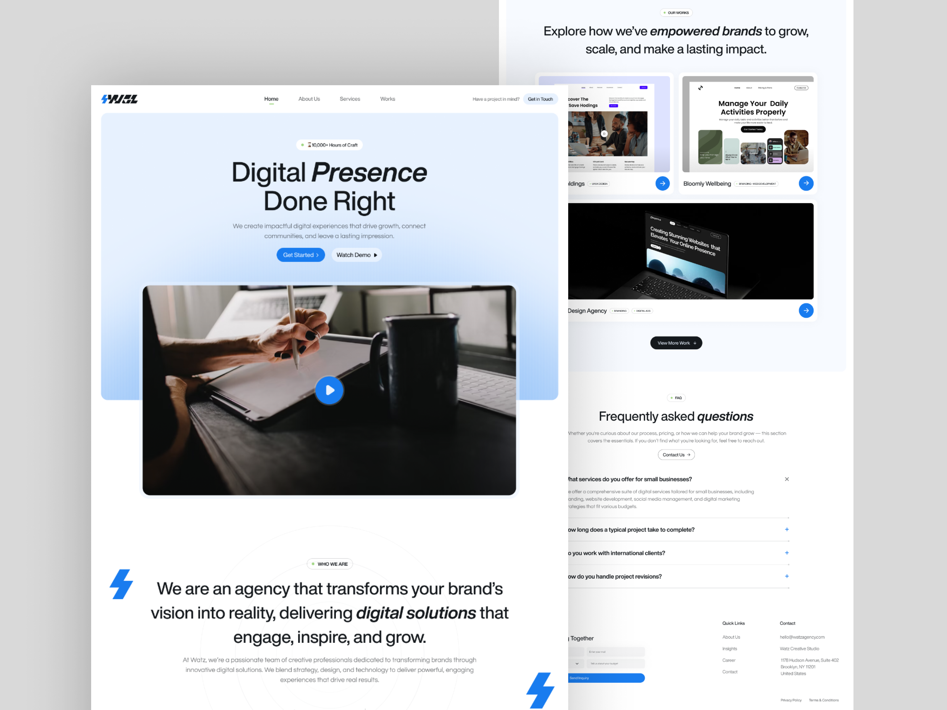 Example of Website UI Design