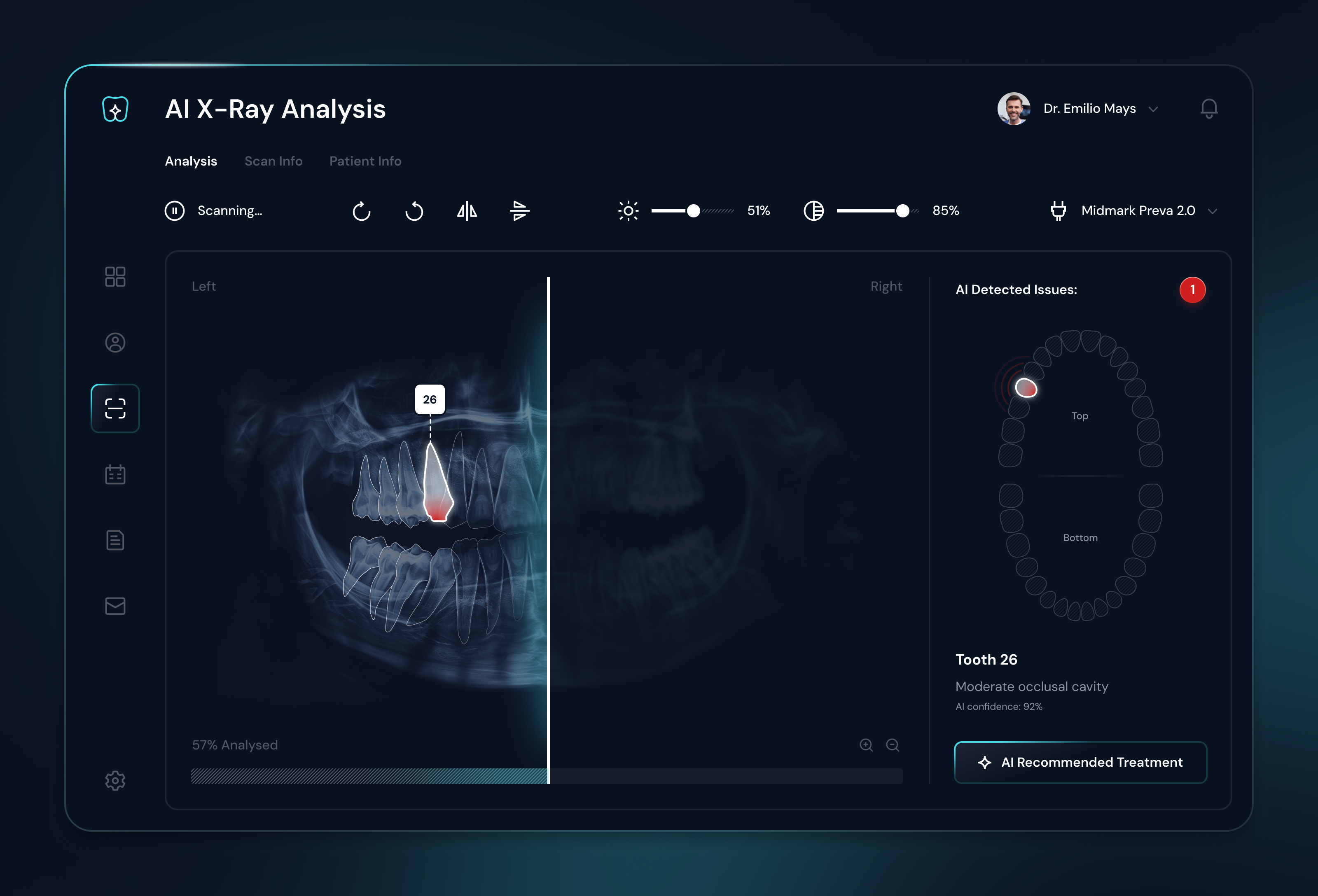 Dental AI Desktop App app application dental dentalapp dentist dentistapp desktopapp ui uidesign ux uxdesign