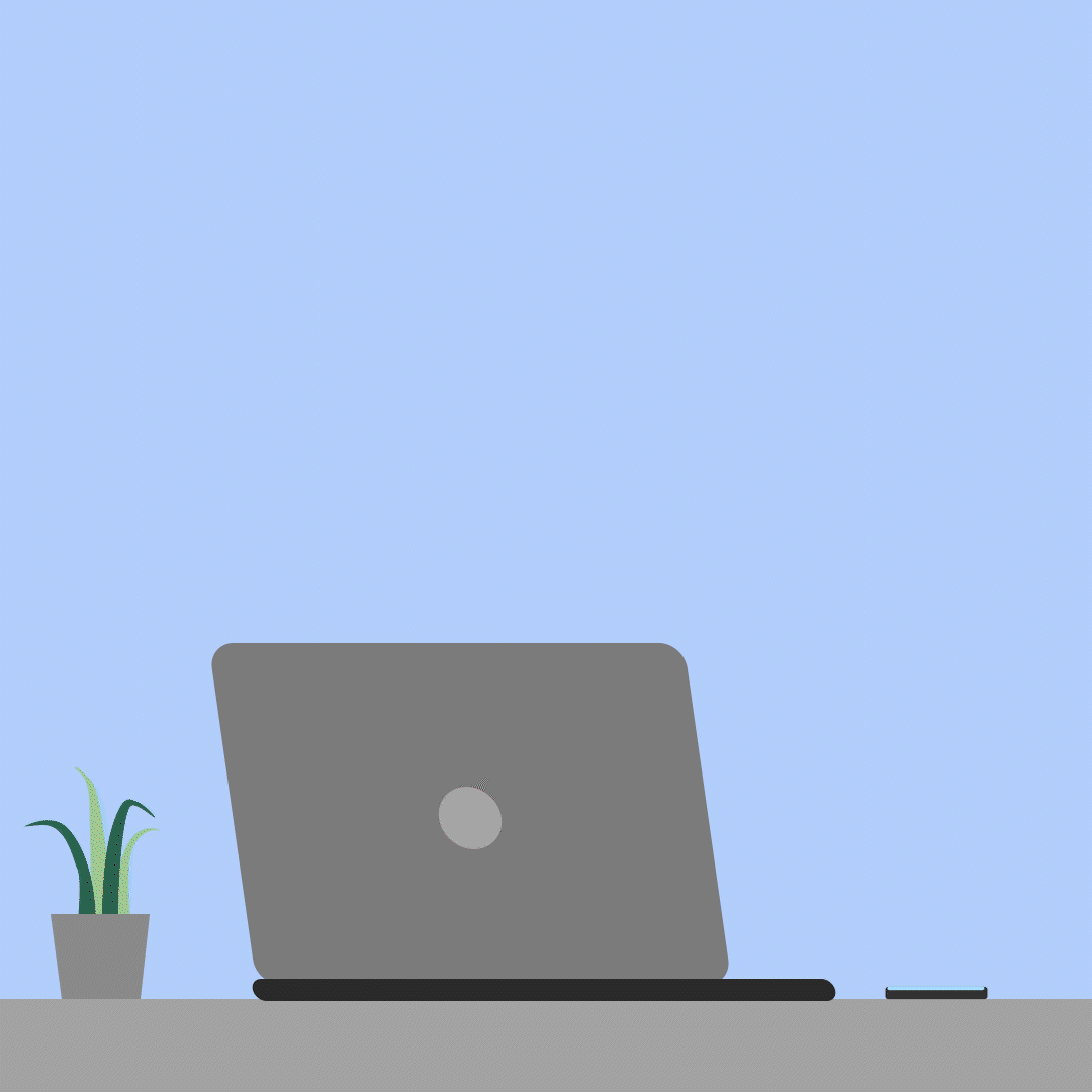 Bulk Email Notification 2d animation animation design desk email flat vectors graphic design illustration interior marketing minimalistic motion graphics notification office setup vector