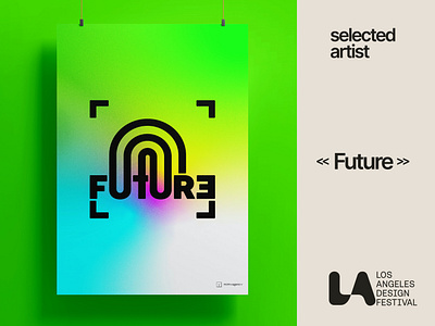 Poster Design - Los Angeles Design Festival 2025 graphic design poster poster design poster exhibition print print design type design typographic poster typography
