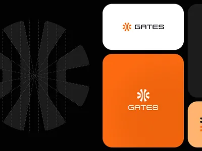 Gates Crypto Launchpad | Branding ai branding design elements g g letter g logo gates illustration logo logotipu kurimas logotype orange pidea symbol ui vector visual identity