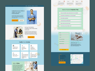 Veterinary Clinic Website – Concept Study design graphic design illustration ui ux website