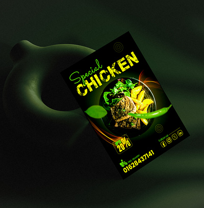 Food Promotion flyer Design creative design flyer design food flyer food menu food poster food promotion layout design poster design