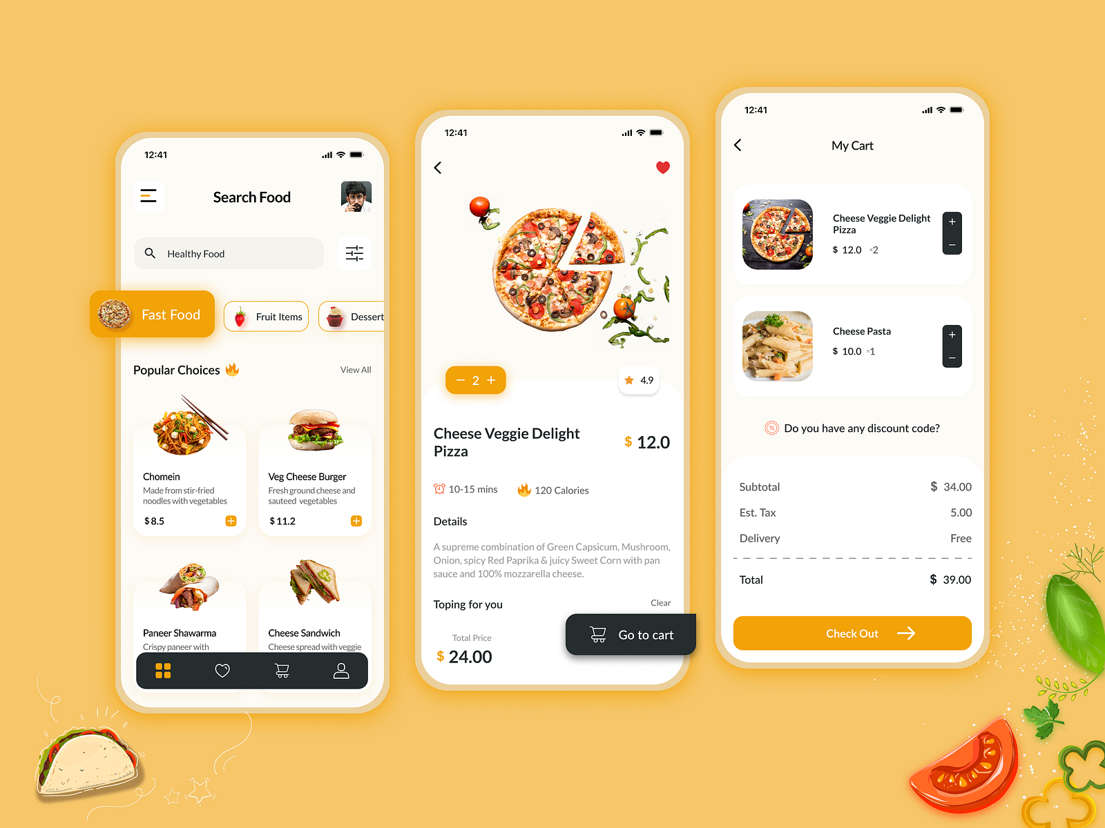 Food Delivery App by canopas on Dribbble