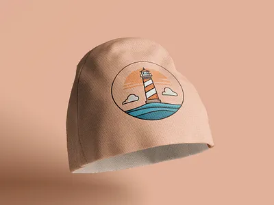 Minimalist Lighthouse Logo Design for Coastal Brands branding coastal brands company design graphic design identity illustration lighthouse logo minimalist modern