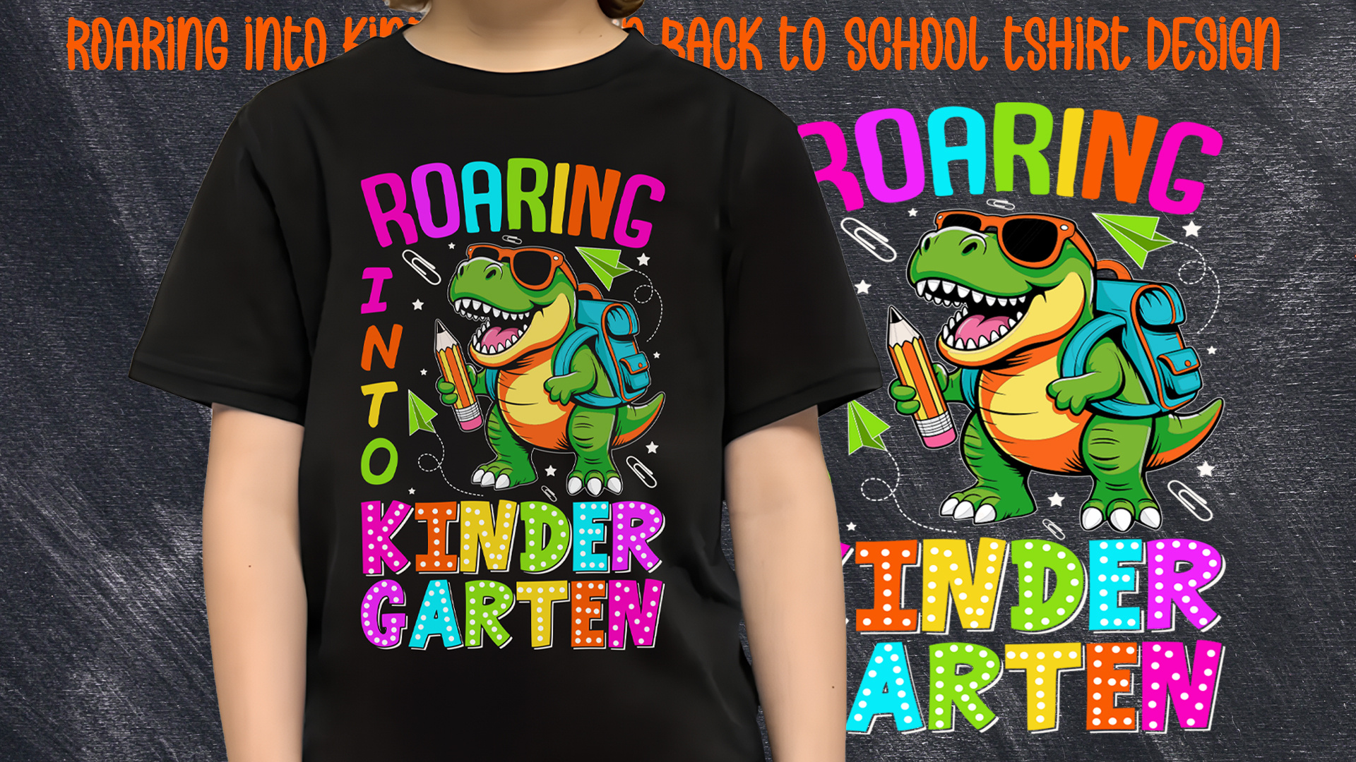 Back to School Vibes Fun & Colorful T-Shirt Design back to school illustration creative school design first day at school first day of school shirt first grade t shirt i am ready to crush roaring into kinder garten teacher gift shirt watch out kinder garten t shirt