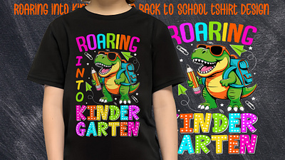 Back to School Vibes Fun & Colorful T-Shirt Design back to school illustration creative school design first day at school first day of school shirt first grade t shirt i am ready to crush roaring into kinder garten teacher gift shirt watch out kinder garten t shirt