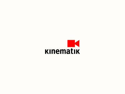 kinematik brandning cinema film icon k kinematik letter logo monogram movie rec recording shape simple symbol video videography