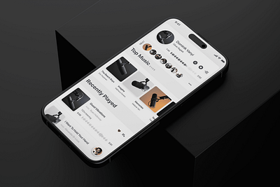 Topcast – Minimalist Podcast App 🎧 Concept animation audioui branding graphic design logo minimalistdesign motion graphics podcastapp streamingservice ui ux uxsimplicity