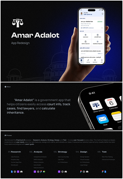 Amar Adalot amar adalot app redesign case study design mobile app desogn mobile app redesign mobile app ui mobile app ux my court my court app my court app redesign ss ui uiux uiux design user experience user interface ux uxui uxui design
