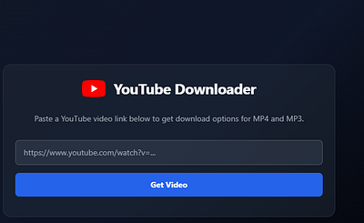 I Will Design Professional YouTube MP4 & MP3 Downloader Software audio downloader mp3 downloader mp4 downloader video downloader youtube downloader