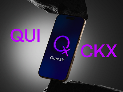 Quickx (Crypto App) app branding fintech graphic design product design ui uidesign ux