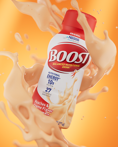 BOOST: Beverage 3D Visualization for E-commerce 3d animation 3d designer 3d for ads 3d for brands 3d for reels 3d liquids 3d modeling 3d product design 3d product renders 3d render 3d simulation cgi cinema4d motion design redshift