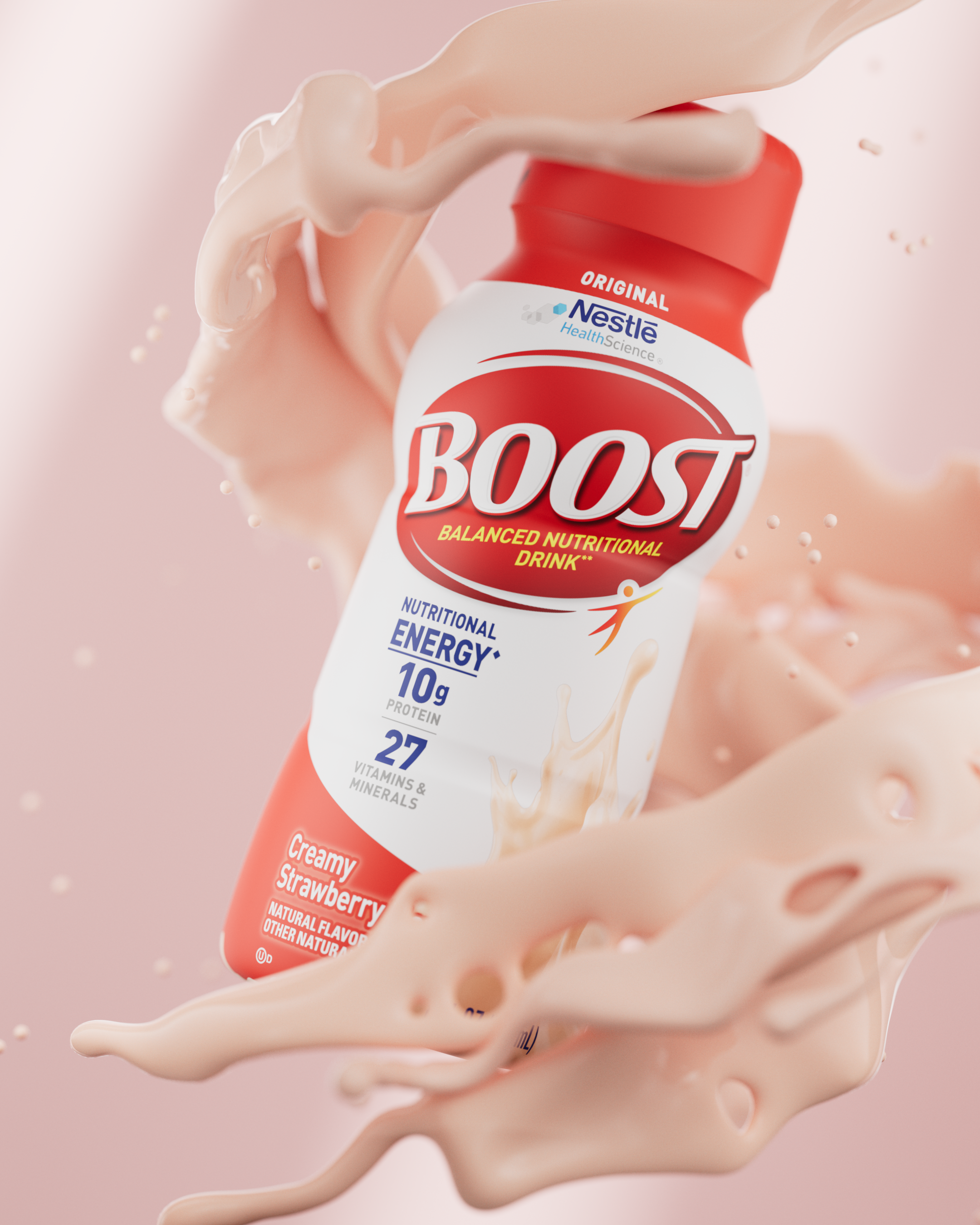 Example of Beverages 3D Product Render & Animation