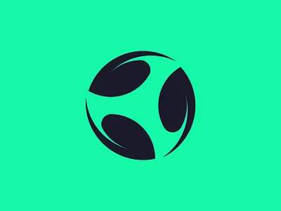 Logo abstract brand identity branding circular logo creative design graphic design green icon leaf logo logo designer logos logotype mark modern logo monogram nature renewable symbol