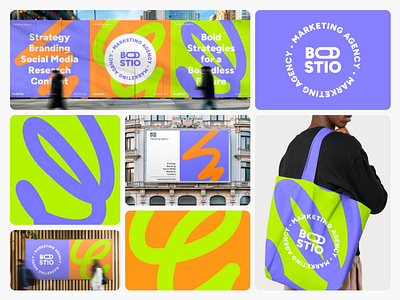 Boostio | Branding - OOH Campaign brand design branding graphic design logo logo design logotype rebranding visual identity
