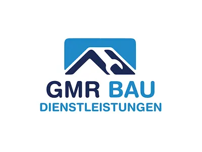 GMR Bau minimal Logo professional branding
