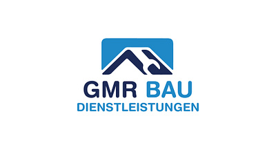 GMR Bau minimal Logo professional branding