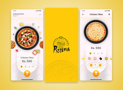 FastFood App art branding design food graphic design illustration logo pizza typography u ui ux vector