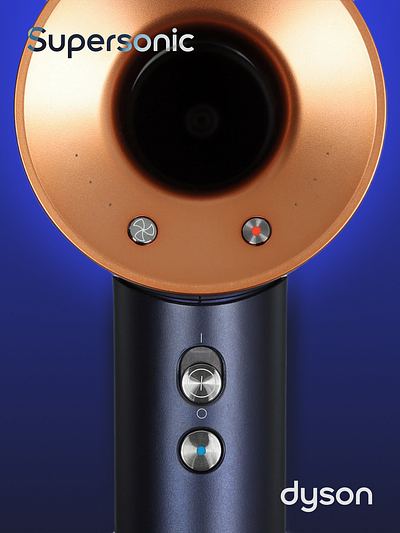 Infographic for the marketplace, Dyson hair dryer/Инфографика branding graphic design infographics logo marketplace ui web