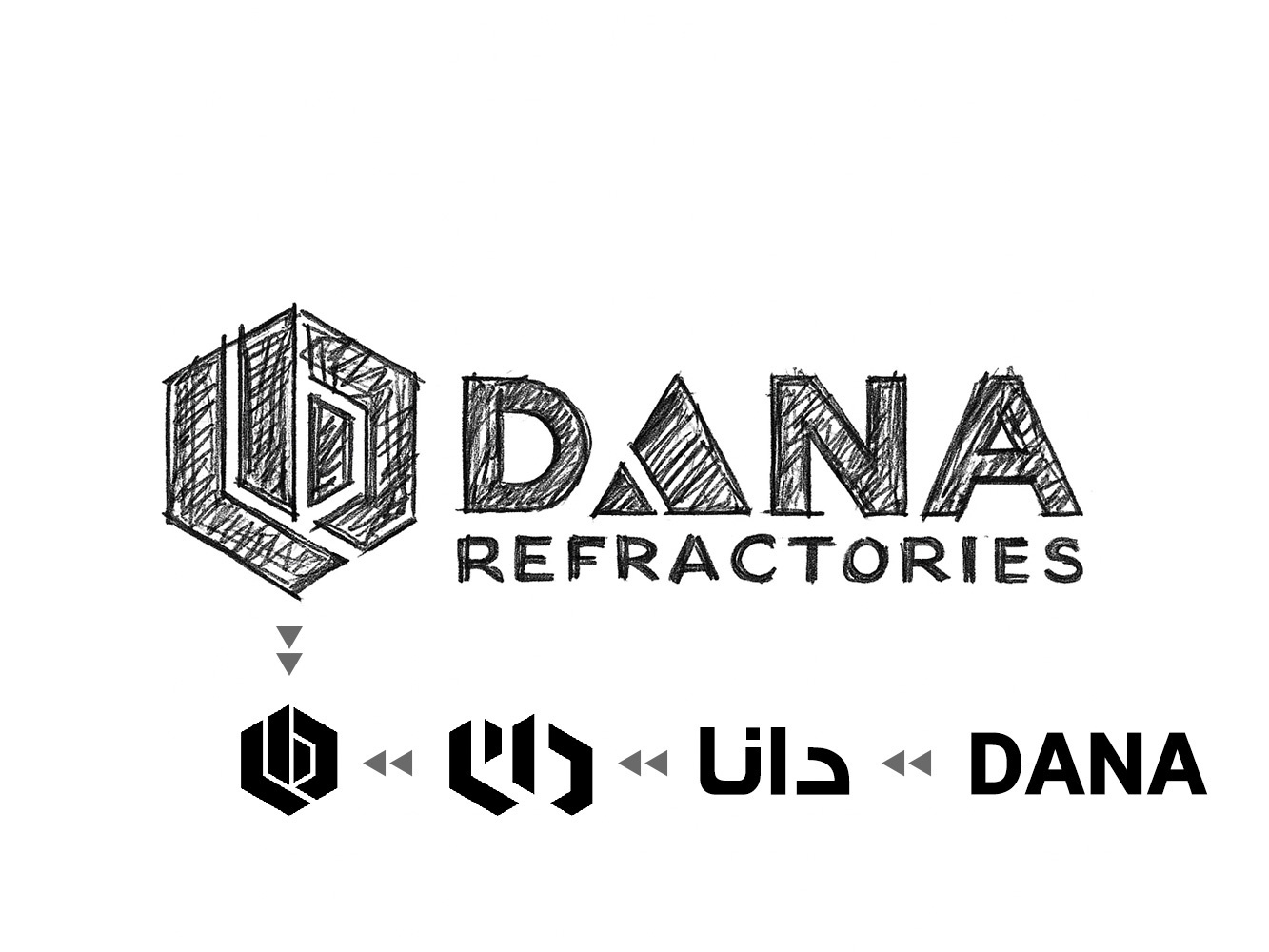 DANA REFRACTORIES CO. | Logo Design branding creative logo design freelance designer graphic designer graphicdesign industrialbranding logo design طراحی لوگو طراحی لوگو شرکت طراحی لوگو صنعتی