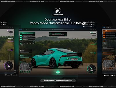 [Shiro & Doartworks] I Hud UI I Gta V (On Sale) hud hud design illustration