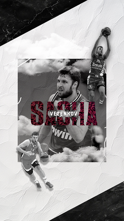 Sasha Vezenkov. #graphicdesign #visualsbybf graphic design