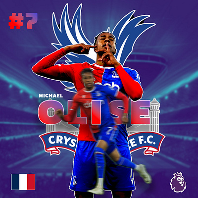 Michael Olise. #graphicdesign #visualsbybf graphic design