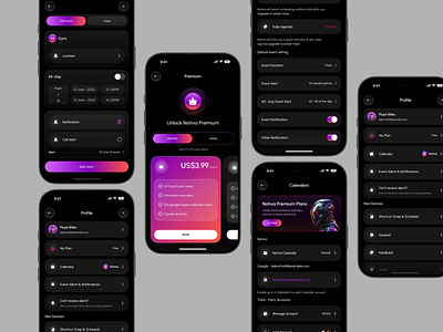 Notiva – AI Mobile App UI ai ai app ai app design ai app uiux ai assistant ai assistant app ai chat ai chatbot ai mobile app artifical intelegance mobile app notiva reminder app smart assistant ui design voice app ui voice assistant ui