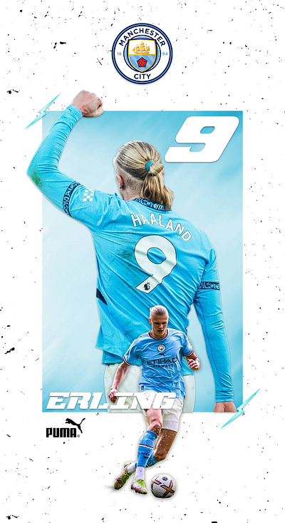 Erling Haaland. #graphicdesign #visualsbybf branding design graphic design illustration