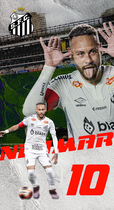 Neymar. #graphicdesign #visualsbybf branding design graphic design illustration