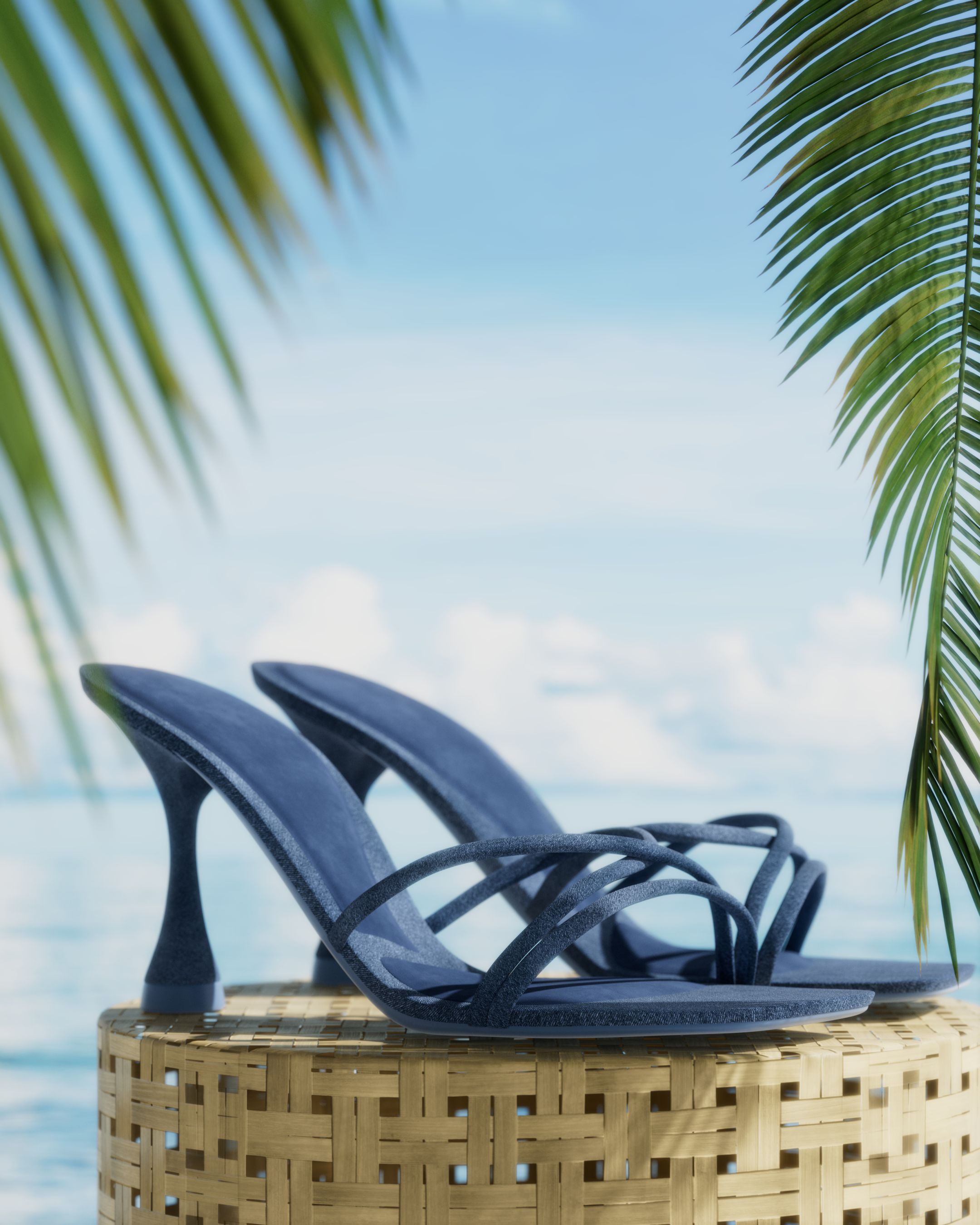 Example of 3D Footwear Modeling, Render & Animation