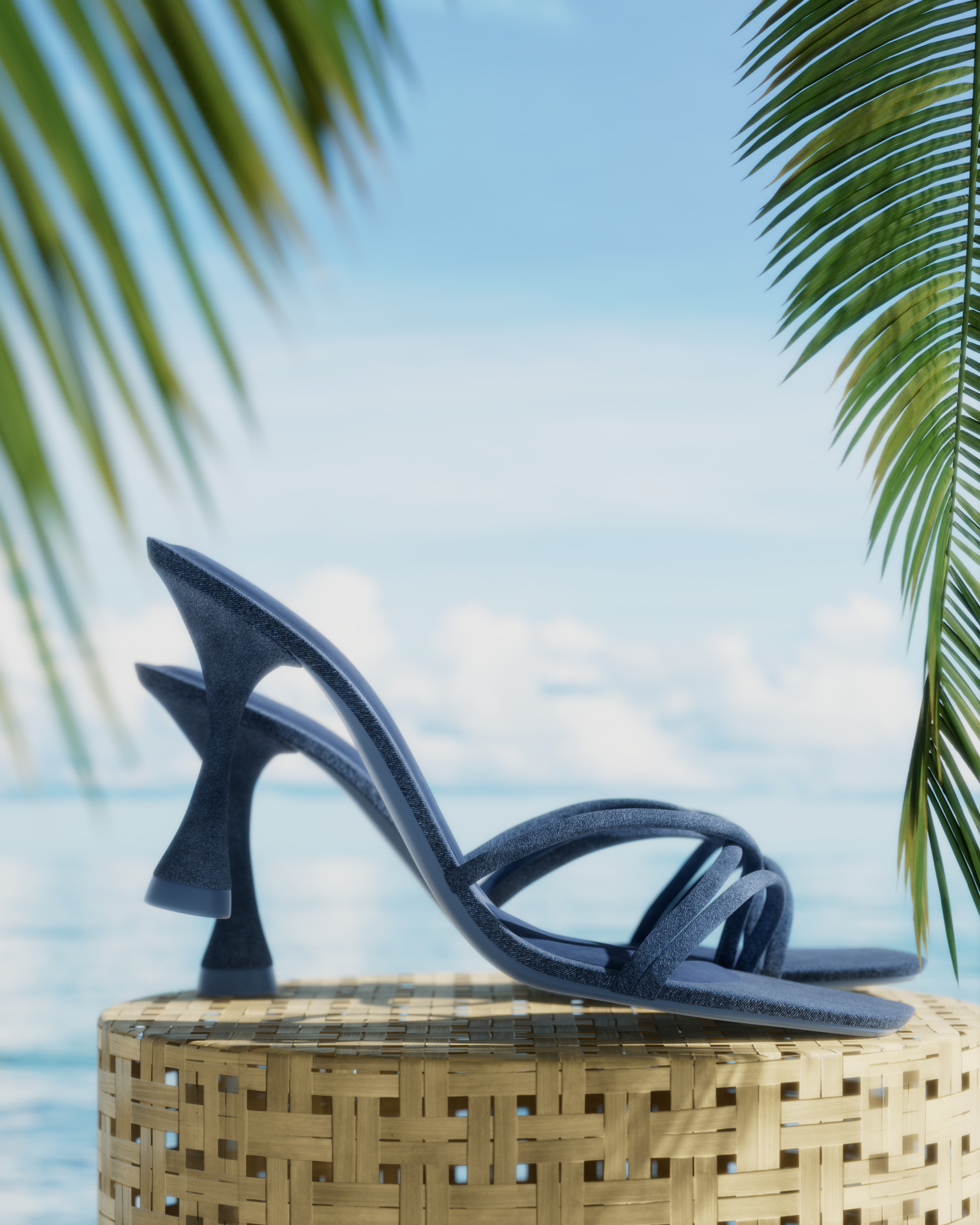 Example of 3D Footwear Modeling, Render & Animation