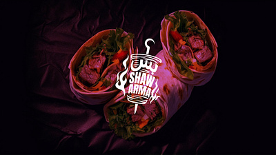 🔥 Shawarma Brand Design by Theepa Studio 🔥 arab arabic branding chicken design dubai graphic design illustration logo logo design meat modern shawarma signature logo uae unique