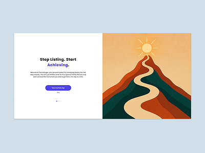 Tracklife.io Onboarding app onboarding branding design illustration landing page landing page design minimalist onboarding tasks todo todo app ui web app web app design web design