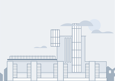 University of Michigan Ross School of Business graphic design illustration
