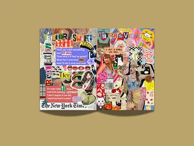 Tayloor Swift's Collage abstract collage collageart collagecreation design digitalcollage layereddesign swiftcollage taylorswift