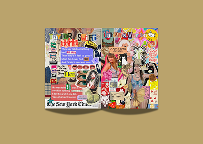 Tayloor Swift's Collage abstract collage collageart collagecreation design digitalcollage layereddesign swiftcollage taylorswift