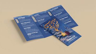 Frost and Fire Festival Brochure brochure graphic design print media